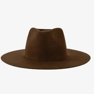 NEW AMERICAN HAT MAKERS men's rancher hat in chocolate cowboy